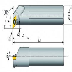 A16-SDXXL2-D20 Indexable Coolant Thru Boring Bar - Grade Industrial Supply