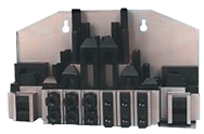 Machinist Clamping Set - #12625CK; 1/2-13 Stud Size; 5/8 T-Slot Size - Grade Industrial Supply