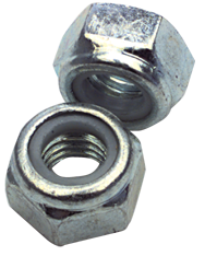 M16-2.0 - Zinc / Bright - Nylon Insert Stop Nut - Grade Industrial Supply