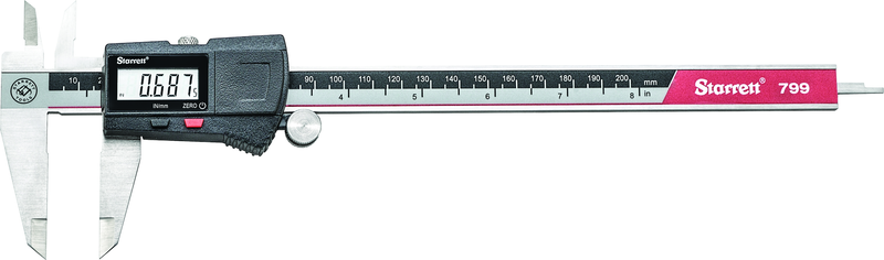 #EC799B-8/200 0 - 8 / 0 - 200mm Electronic Caliper - Grade Industrial Supply