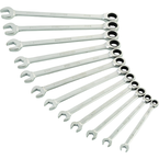 STEELMAN PRO 12-Piece Metric 144-Tooth Ratcheting Wrench Set - Grade Industrial Supply