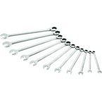 STEELMAN PRO 11-Piece Standard 144-Tooth Ratcheting Wrench Set - Grade Industrial Supply