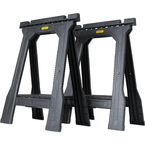 STANLEY® Junior Folding Sawhorse Twin Pack - Grade Industrial Supply