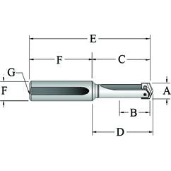 22025S-125L Universal Spade Drill Holder - Grade Industrial Supply