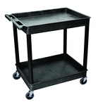 Utility Cart 2 Tub Shelves - 32" x 24" x 37-1/4" - Grade Industrial Supply