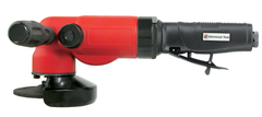 #UT8785-4 - 4" Right Angle - Air Powered Grinder - Side Exhaust - Grade Industrial Supply