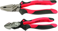 2 Pc. Set Industrial Soft Grip Linemen's Pliers and BiCut Combo Pack - Grade Industrial Supply