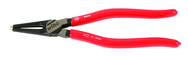 Straight Internal Retaining Ring Pliers 1.5 - 4" Ring Range .090" Tip Diameter with Soft Grips - Grade Industrial Supply