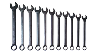 11 Piece Supercombo Wrench Set - Black Oxide Finish SAE; 1-5/16 - 2"; Tools Only - Grade Industrial Supply