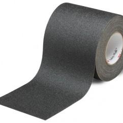 List 610 6" x 60' Slip-Resistant Tape - Black - Grade Industrial Supply