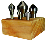 5 Pc. HSS Countersink & Deburring Tool Set - Grade Industrial Supply