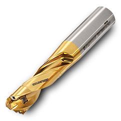 TD2500075S9R01 3xD Gold Twist Drill Body-Cylindrical Shank - Grade Industrial Supply