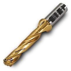 TD2200110C8R01 5xD Gold Twist Drill Body-Universal Flat Shank - Grade Industrial Supply