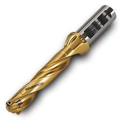 TD2200110C8R01 5xD Gold Twist Drill Body-Universal Flat Shank - Grade Industrial Supply