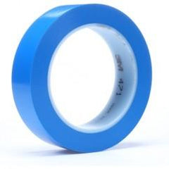 List 471 1" x 36 yds Vinyl Tape - Blue - Grade Industrial Supply