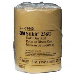 6 - P150 Grit - 236U Disc Roll - Grade Industrial Supply