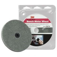 BENCH MOTOR WHEEL SCOTCH-BRITE - Grade Industrial Supply