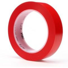 List 471 1" x 36 yds Vinyl Tape - Red - Grade Industrial Supply