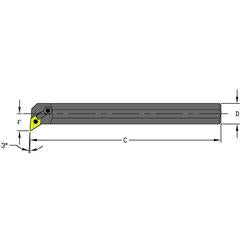 S16S MDUNL3 Steel Boring Bar - Grade Industrial Supply