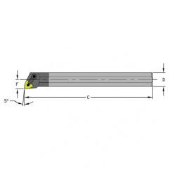 A16S MWLNR4 Steel Boring Bar w/Coolant - Grade Industrial Supply