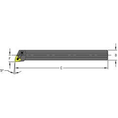 A20U MWLNL4 Steel Boring Bar w/Coolant - Grade Industrial Supply