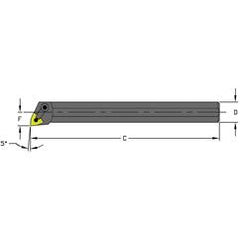 A20S MWLNL4 Steel Boring Bar w/Coolant - Grade Industrial Supply