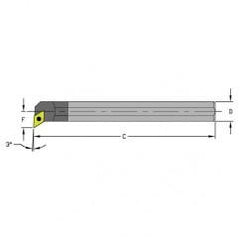 E12Q SDUPR3 Solid Carbide Boring Bar w/Coolant - Grade Industrial Supply