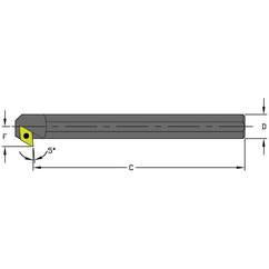 A12Q SDXCL3 Steel Boring Bar w/Coolant - Grade Industrial Supply