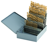 1/16 - 1/2 X 64Ths HSS Straight Shank Split Point Gold-P Drill Set (29Pcs) - Grade Industrial Supply