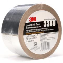 List 3380 72mm x 45m Aluminum Foil Tape - Silver - Grade Industrial Supply