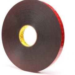 List 5925 1" x 72 yds VHB Acrylic Foam Tape - Black - Grade Industrial Supply